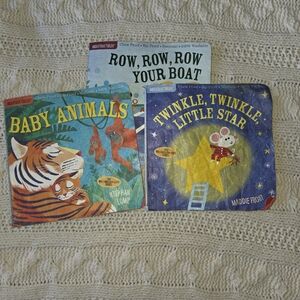 Indestrusctible Chewable Baby Books Set - Blue, Yellow, Red